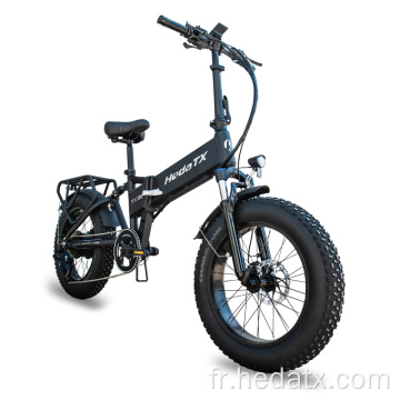 Vélo électrique de pneu gras pratique
